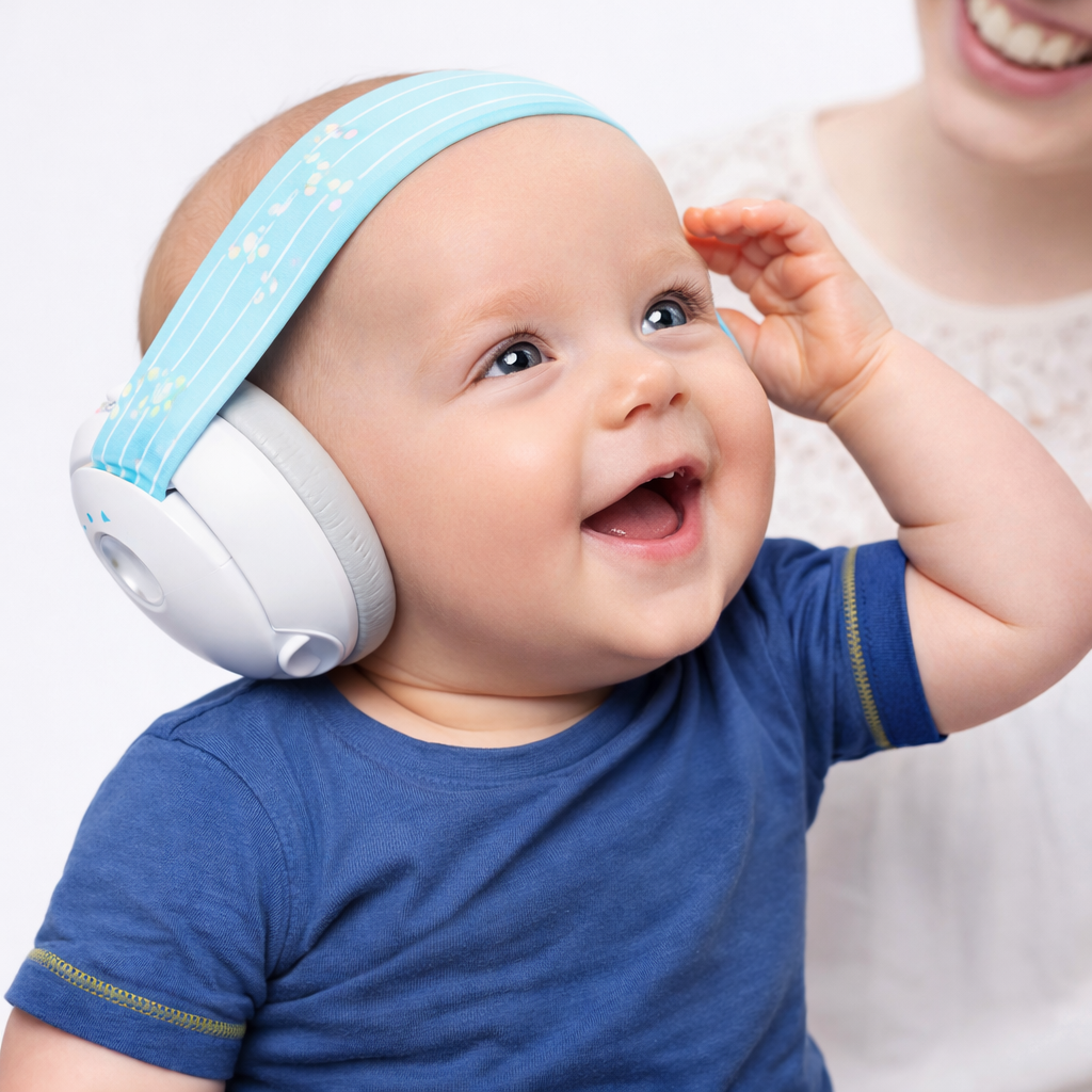 Casque anti-bruit pour bébé